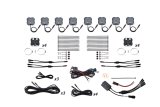 Diode Dynamics Stage Series SXS Rock Light Installer Kit - RGBW M8 w/Controller (8-pack) thumbnail 1