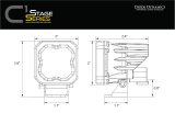 Diode Dynamics 2023+ Chevrolet Colorado SSC1 LED Fog Light Kit thumbnail 9