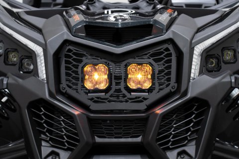 Diode Dynamics 17-24 Can-Am Maverick X3 Stage Series LED Grille Kit - Sport White Combo thumbnail 6