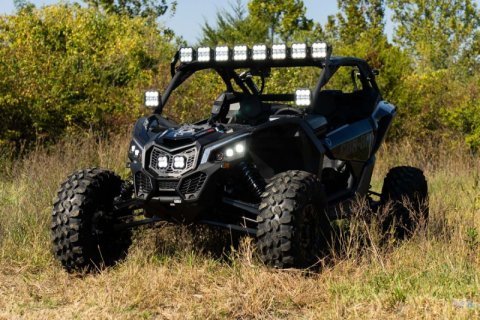 Diode Dynamics 17-24 Can-Am Maverick X3 SS5 Sport CrossLink Roof Lightbar Kit - White Combo thumbnail 4