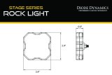 Diode Dynamics Stage Series RGBW LED Rock Light Kit (8-pack) thumbnail 4