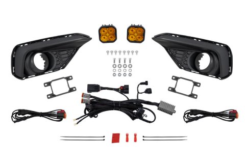 Diode Dynamics 2030 Ford Mustang EcoBoost SS3 Add-On Fog Lamp Kit Yellow Max
