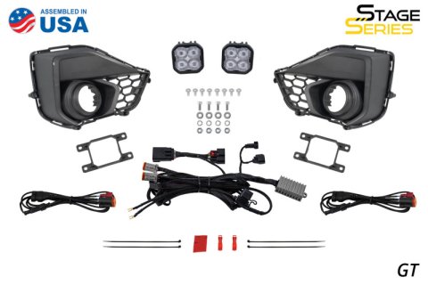 Diode Dynamics 2028 Ford Mustang GT SS3 Add-On Fog Lamp Kit White Pro thumbnail 5