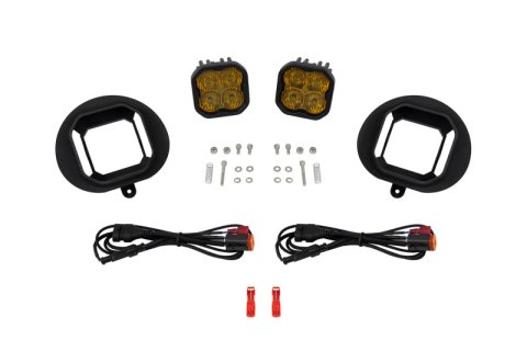 Diode Dynamics SS3 Pro Type 2003 Sierra Kit ABL Yellow SAE Fog