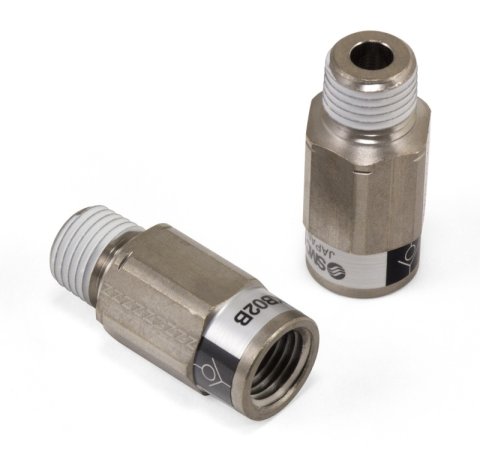 Air Lift Check Valve 1/4in FNPT x 1/4in MNPT - SMC - AKB02B-N02S thumbnail 2