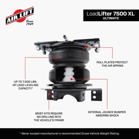 Air Lift LoadLifter 7500XL Ultimate for 2020 Ford F250/F350 DRW 4WD thumbnail 6