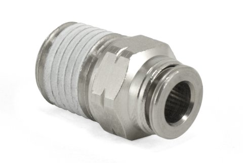 Air Lift Straight- Male 1/4in Npt X 1/4in Tube thumbnail 1