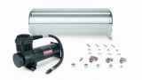 Air Lift 18in FLO Tank w/ Viair 444c Black Compressor (Incl. Fittings & Tank Mounting Hardware) thumbnail 1