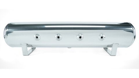 Air Lift 4 Gal. 7-Port Tank w/ Viair 444c Chrome Compressor (Incl. Fittings & Mounting Hardware) thumbnail 2