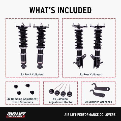 Air Lift Performance 18-24 Honda Accord Coilover Kit thumbnail 8