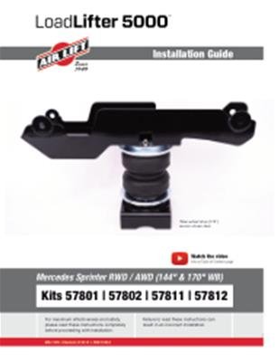 Air Lift 19-24 Mercedes Sprinter LoadLifter 5000 Air Spring Kit thumbnail 1