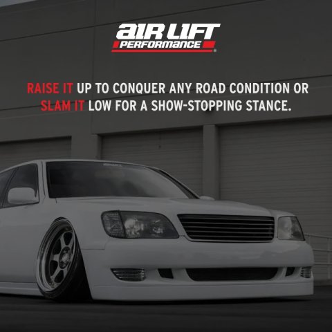 Air Lift Performance 89-00 Lexus LS400 Front Air Suspension Kit thumbnail 6