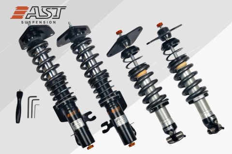 AST 02-7 Mini Cooper R50 FWD 5100 Comp Coilovers w/ Springs Top Mounts & Droplink