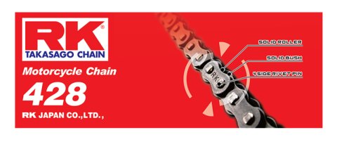 RK Chain 428-140 - Natural thumbnail 1