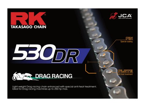 RK Chain 530DR-150 - Natural thumbnail 1