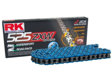 RK Chain BB525ZXW-100FT XW-Ring - Blue thumbnail 1