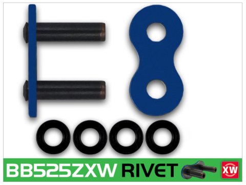 RK Chain BB525ZXW-RIVET - Blue thumbnail 1