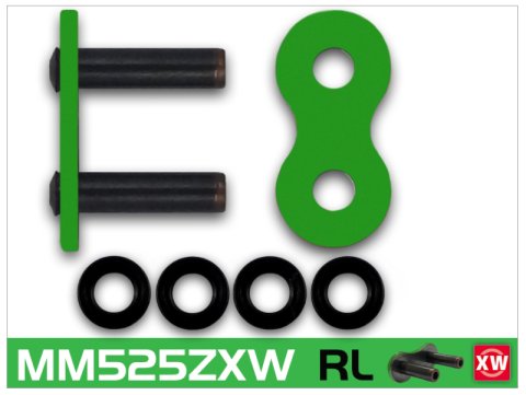 RK Chain MM525ZXW-RIVET - Green thumbnail 1