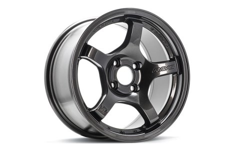 Gram Lights 57CR 15x8.0 +35 4x100 Super Dark Gunmetal Wheel