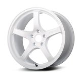 Gram Lights 57CR 15x8.0 +35 4x100 Ceramic White Wheel thumbnail 1