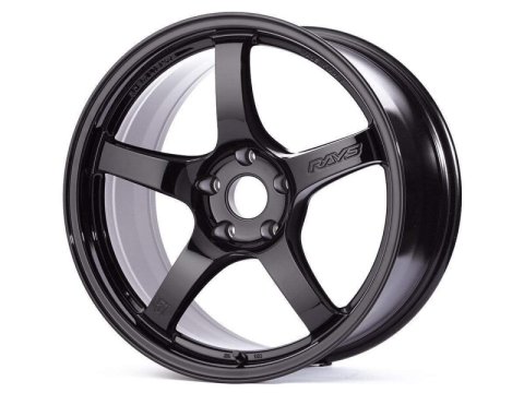 Gram Lights 57CR 19x9.5 +45 5x114.3 Glass Black Wheel