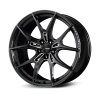 Gram Lights 57FXZ 19x9.5 +25 5x112 Super Dark Gunmetal and Machining Rim Edge DC Wheel thumbnail 2