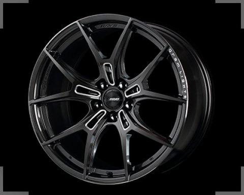 Gram Lights 57FXZ 19x9.5 +25 5x112 Super Dark Gunmetal and Machining Rim Edge DC Wheel thumbnail 3