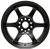 Gram Lights 57DR 15x8.0 +28 5x114.3 Semi Gloss Black Wheel thumbnail 4