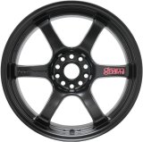 Gram Lights 57DR 17x9.0 +12 5x114.3 Semi Gloss Black Wheel thumbnail 2