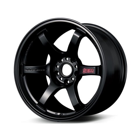 Gram Lights 57DR 18x9.5 +38 5x114.3 Semi Gloss Black Wheel thumbnail 1