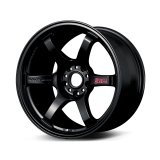 Gram Lights 57DR 18x10.5 +12 5x114.3 Semi Gloss Black Wheel thumbnail 1