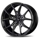 Gram Lights 57FXZ 18x9.5 +22 5x114.3 Super Dark Gunmetal and Machining Rim Edge DC Wheel thumbnail 2