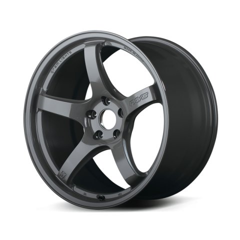 Gram Lights 57CR 18x9.5 +38 5x114.3 Glossy Gray Wheel thumbnail 1