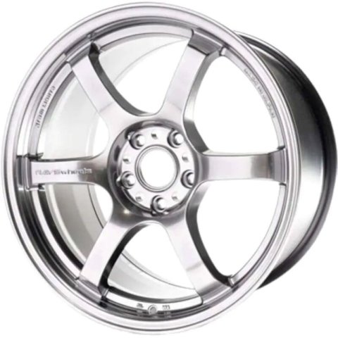 Gram Lights 57DR 19x9.5 +25 5X114.3 Grace Silver Wheel (MOQ 20) thumbnail 1