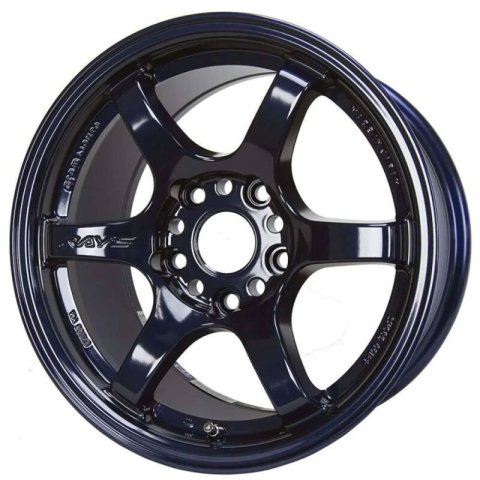 Gram Lights 57DR 18x10.5 +12 5x114.3 Dark Blue Chrome Wheel (Min Order Qty Of 20) thumbnail 2