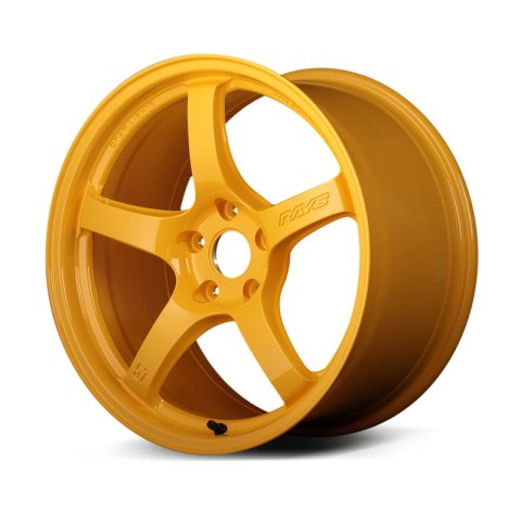 Gram Lights 57CR 17x9.0 +38 5x100 Mach Yellow thumbnail 2