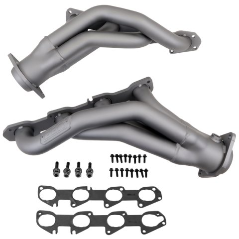 BBK 11-20 Dodge Challenger Hemi 6.4L Shorty Tuned Length Exhaust Headers - 1-7/8in Titanium Ceramic thumbnail 1