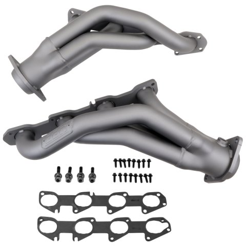 BBK 11-20 Dodge Challenger Hemi 6.4L Shorty Tuned Length Exhaust Headers - 1-7/8in Titanium Ceramic thumbnail 7