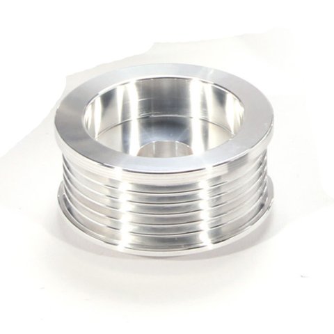 BBK 86-93 Mustang 5.0 Underdrive Pulley Kit - Lightweight CNC Billet Aluminum (3pc) thumbnail 6