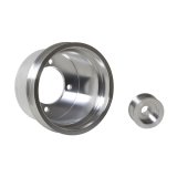 BBK 94-98 Mustang 3.8 V6 Underdrive Pulley Kit - Lightweight CNC Billet Aluminum (2pc) thumbnail 1