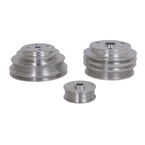 BBK 85-97 GM Truck 305 350 Underdrive Pulley Kit - Lightweight CNC Billet Aluminum (3pc) thumbnail 7