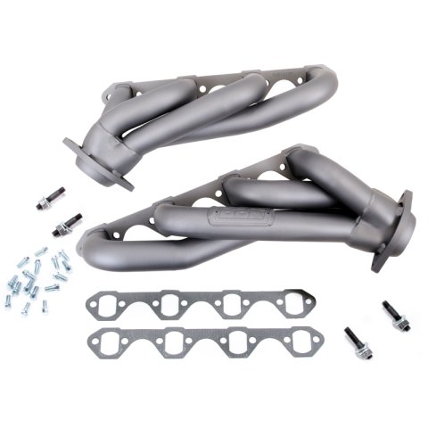 BBK 79-93 Mustang 5.0 Shorty Unequal Length Exhaust Headers - 1-5/8 Titanium Ceramic thumbnail 1