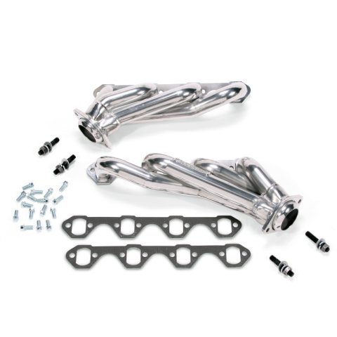 BBK 79-93 Mustang 5.0 Shorty Unequal Length Exhaust Headers - 1-5/8 Silver Ceramic thumbnail 1
