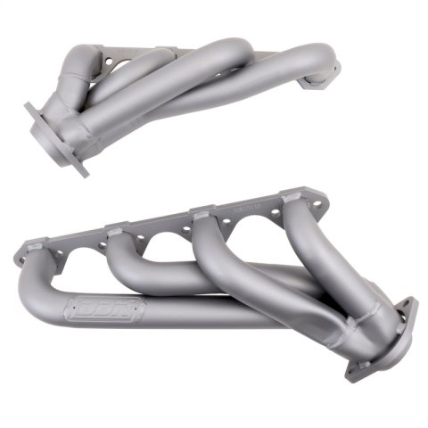 BBK 79-93 Mustang 351 Swap Shorty Unequal Length Exhaust Headers - 1-5/8 Titanium Ceramic thumbnail 1