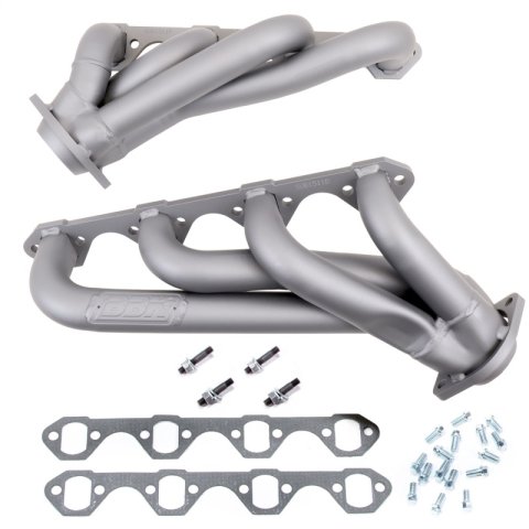 BBK 79-93 Mustang 351 Swap Shorty Unequal Length Exhaust Headers - 1-5/8 Titanium Ceramic thumbnail 8