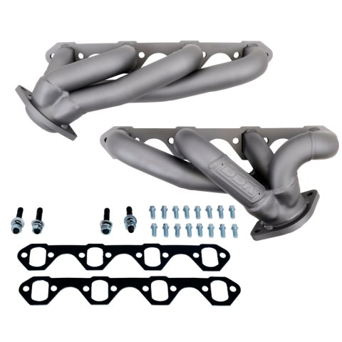 BBK 87-95 Ford F150 Truck 5.0 302 Shorty Unequal Length Exhaust Headers - 1-5/8 Titanium Ceramic thumbnail 1