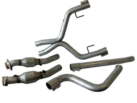 BBK 05-09 Mustang 4.0 V6 True Dual Cat Back Exhaust Conversion Kit With X pipe thumbnail 5