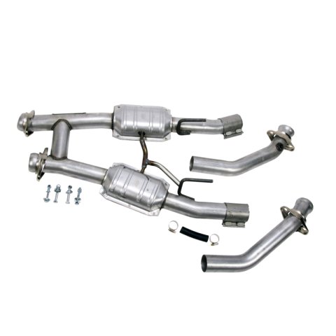 BBK 86-93 Mustang 5.0 High Flow H Pipe With Catalytic Converters - 2-1/2 thumbnail 3