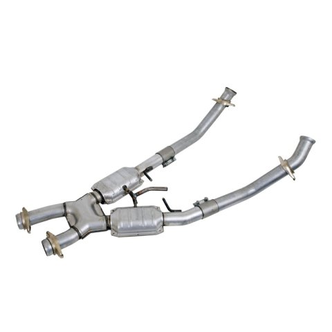 BBK 94-95 Mustang 5.0 High Flow X Pipe With Catalytic Converters - 2-1/2 thumbnail 3