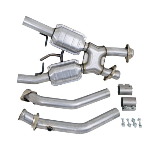 BBK 94-95 Mustang 5.0 High Flow X Pipe With Catalytic Converters - 2-1/2 thumbnail 9
